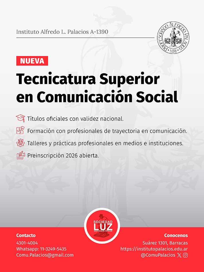Tecnicatura superior en Comunicación Social