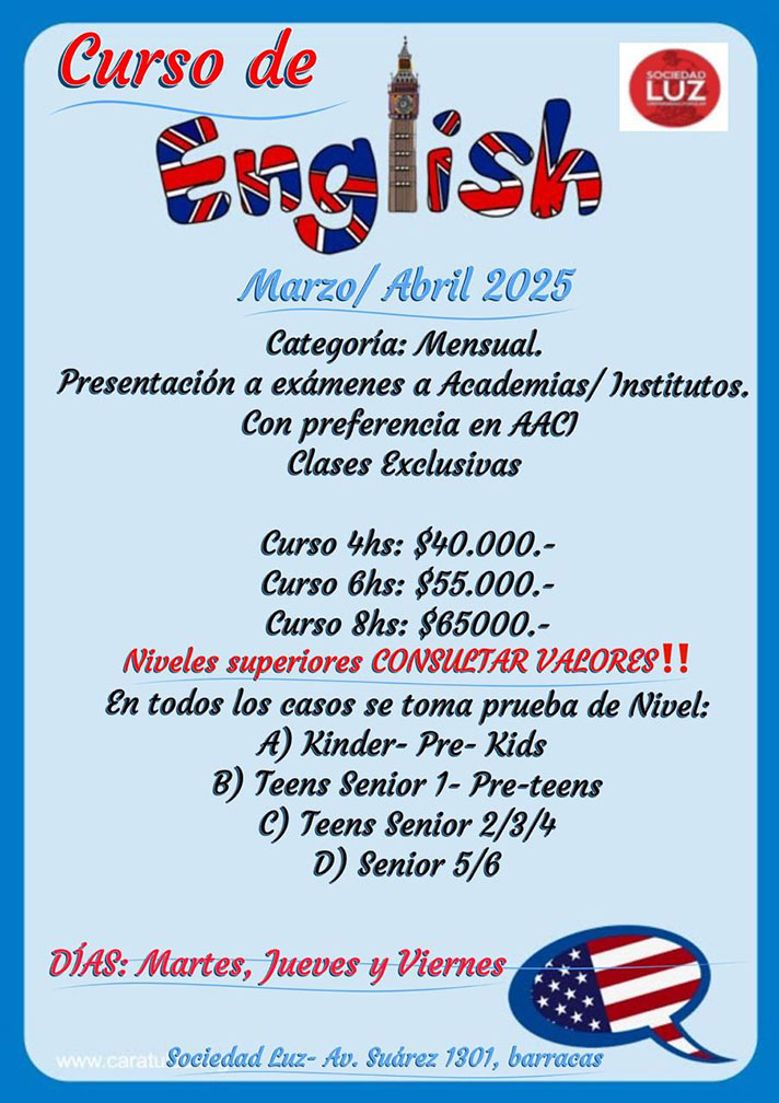 Clases de Inglés