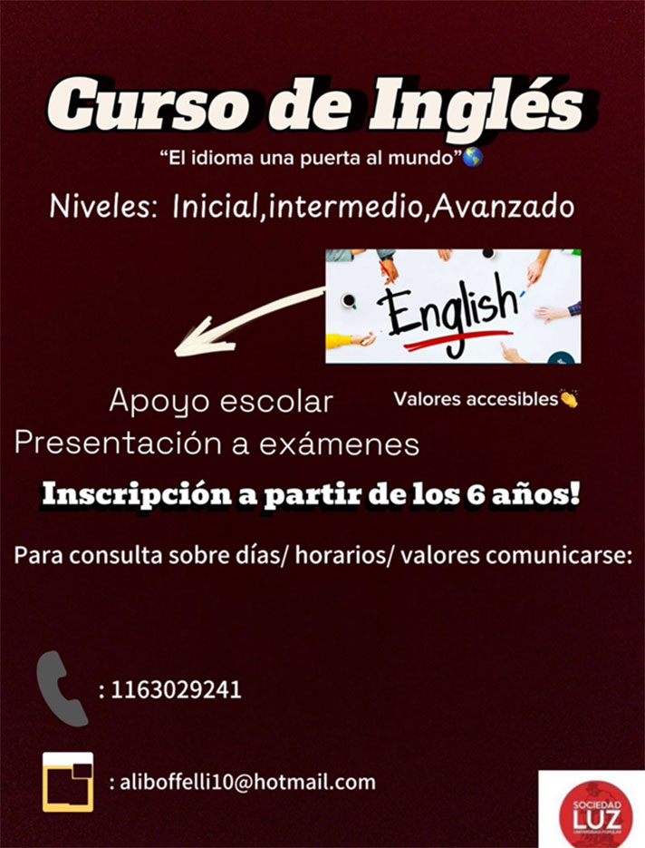 Curso de inglés
