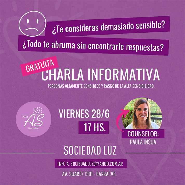 Charla gratuita informativa